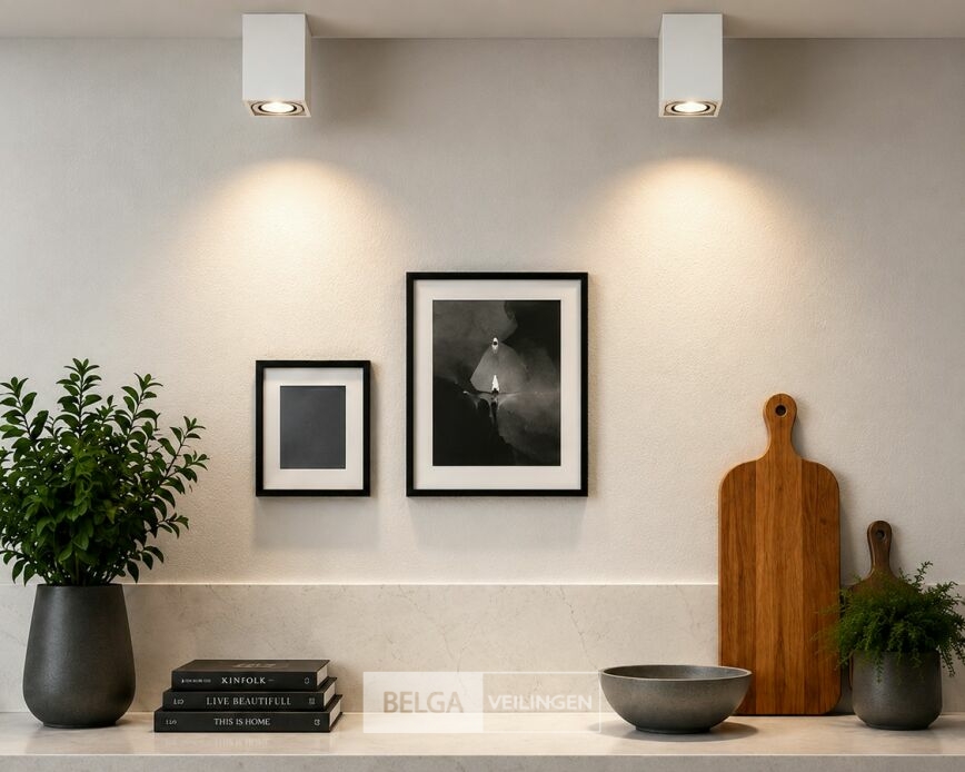 10 x Opbouw Spot Armatuur – GU10 – Wit – IP20 – FREZYA-S – foto 2 – kavel bij Belga Veilingen