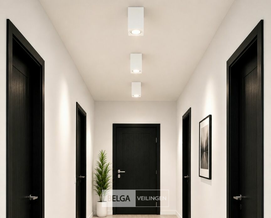 10 x Opbouw Spot Armatuur – GU10 – Wit – IP20 – FREZYA-S – foto 4 – kavel bij Belga Veilingen
