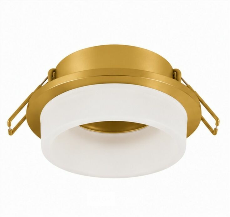 25 x Downlight Fitting – GU10 – Goud – Ø70mm – IP20 – KADIFE – foto 3 – kavel bij Belga Veilingen