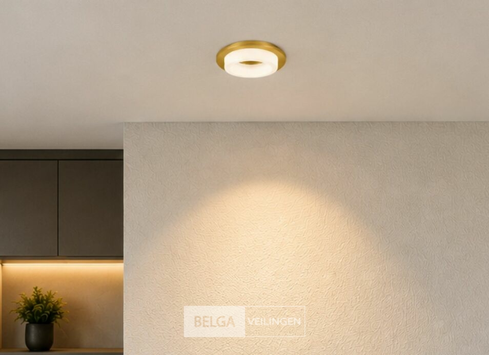 25 x Downlight Fitting – GU10 – Goud – Ø70mm – IP20 – KADIFE – foto 5 – kavel bij Belga Veilingen