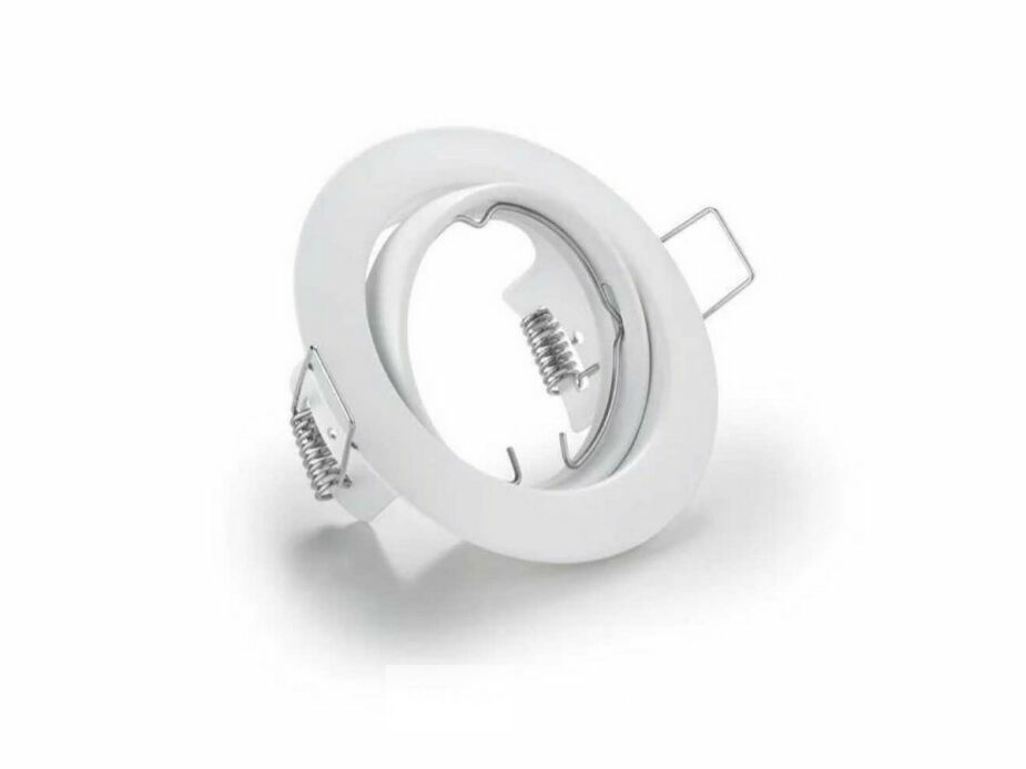 50 x Downlight Fitting – Draaibaar – GU10 – Wit – IP20 – foto 3 – kavel bij Belga Veilingen