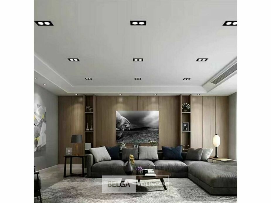10 x Downlight Fitting – Draaibaar – GU10 – Zwart – IP20 – EP-2 – foto 7 – kavel bij Belga Veilingen