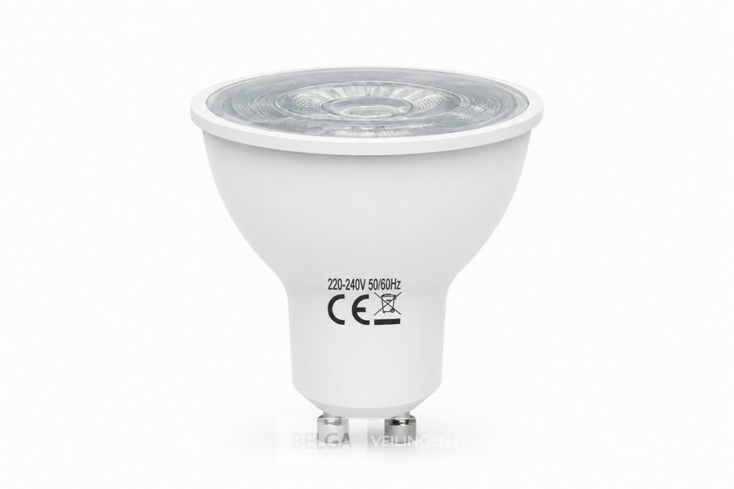 100 x LED Spot GU10 – 6W – 4200K Neutraal Wit – IP20 – foto 2 – kavel bij Belga Veilingen