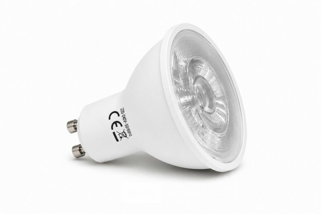 50 x LED Spot GU10 – 6W – 6400K Koud Wit – IP20 – foto 2 – kavel bij Belga Veilingen