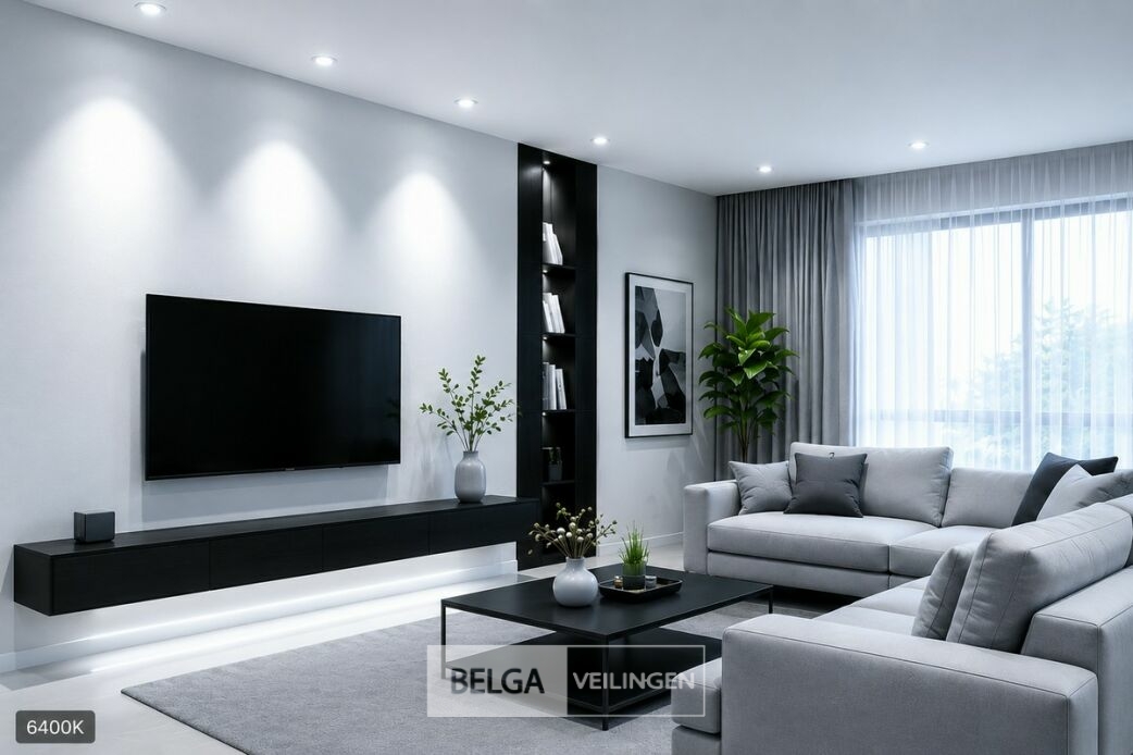 100 x LED Spot GU10 – 6W – 6400K Koud Wit – IP20 – foto 3 – kavel bij Belga Veilingen