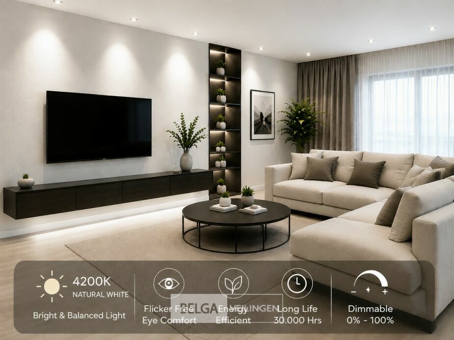 50 x LED Spot GU10 – 6W – Dimbaar – 4200K Neutraal Wit – IP20 – foto 3 – kavel bij Belga Veilingen