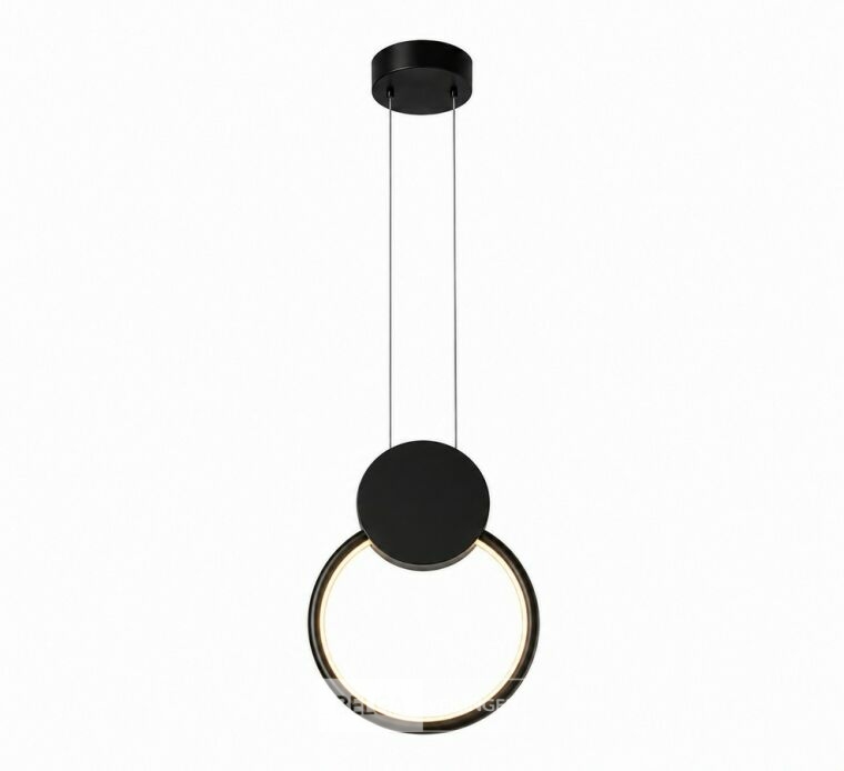 LED Hanglamp 11W – 4000K Neutraal Wit - Zwart – IP20 – FOREVER – foto 3 – kavel bij Belga Veilingen