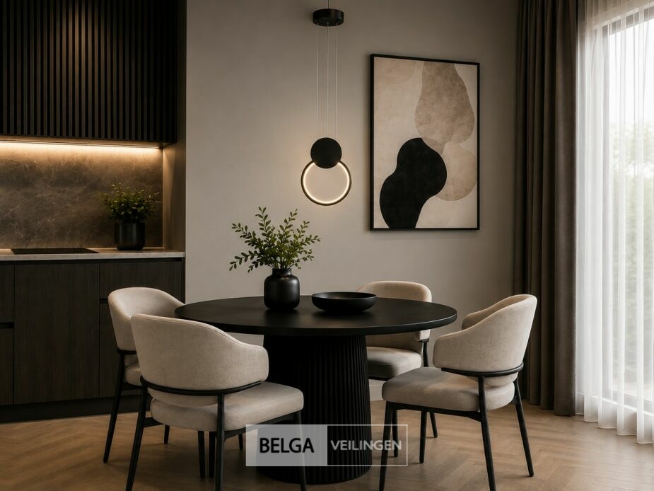 LED Hanglamp 11W – 4000K Neutraal Wit - Zwart – IP20 – FOREVER – foto 4 – kavel bij Belga Veilingen