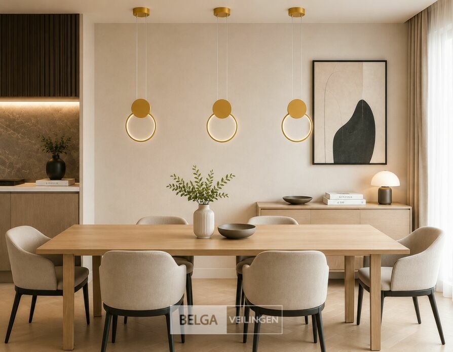 LED Hanglamp 11W – 4000K Neutraal Wit - Goud – IP20 – FOREVER – foto 2 – kavel bij Belga Veilingen