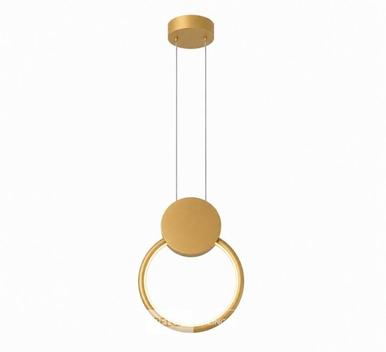 LED Hanglamp 11W – 4000K Neutraal Wit - Goud – IP20 – FOREVER – foto 4 – kavel bij Belga Veilingen