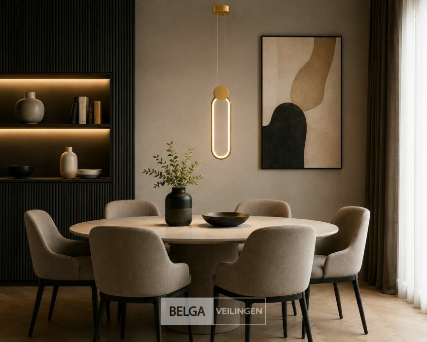 LED Hanglamp 12W – 4000K Neutraal Wit - Rose Gold – IP20 – ALWAYS – foto 2 – kavel bij Belga Veilingen
