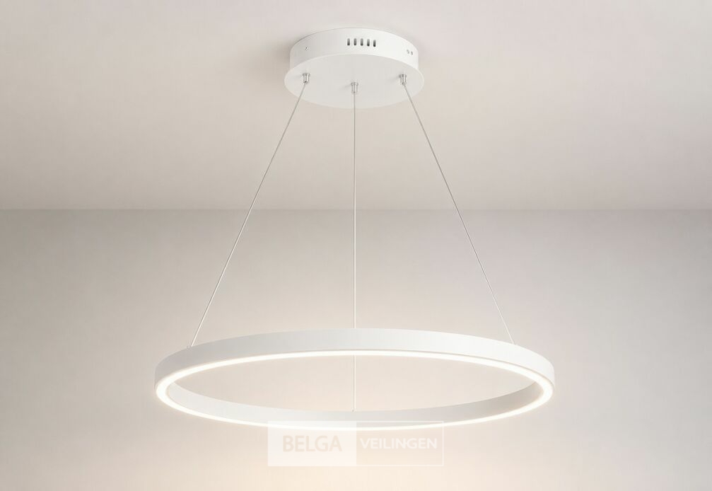 LED Ring Hanglamp 35W – 3CCT Dimbaar - Wit – IP20 – HARVEY-35 3CCT – foto 3 – kavel bij Belga Veilingen