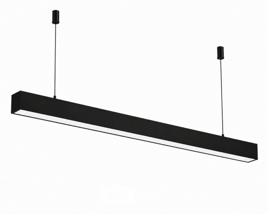 3 x LED Lineaire Hanglamp 40W – 3CCT Instelbaar - Zwart – INNOVA3-40 3CCT – foto 3 – kavel bij Belga Veilingen