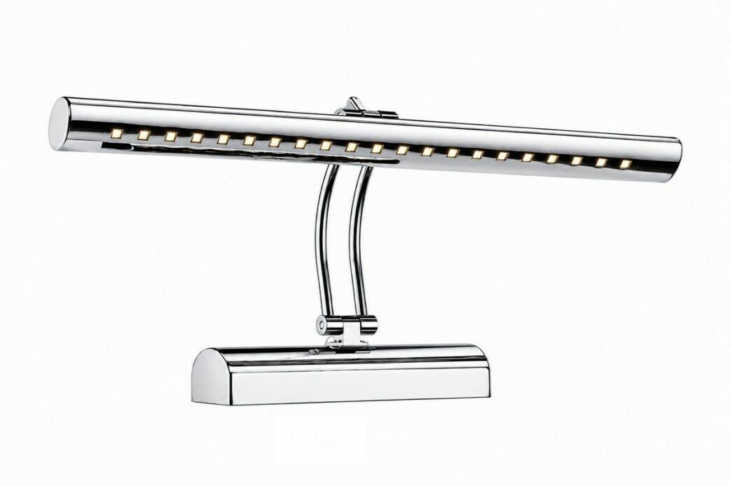 2 x LED Spiegel / Schilderijlamp 4W – 4200K Neutraal Wit - Chroom – IP45 – FLAMINGO-4 – foto 3 – kavel bij Belga Veilingen