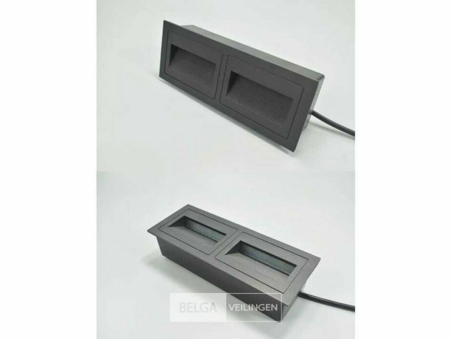 6 x LED Trapverlichting – 3W – 3000K Warm Wit – IP65 – Rechthoekig – LY06 – foto 6 – kavel bij Belga Veilingen