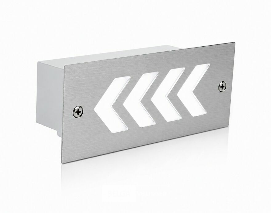 6 x LED Trapverlichting 3W - 6400K Koud Wit – IP54 – BERIL – foto 3 – kavel bij Belga Veilingen