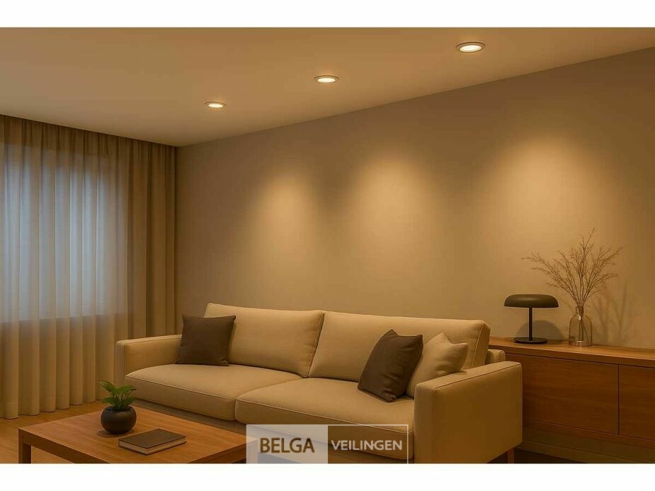 25 x LED Downlight – 7W – Draaibaar – 3000K Warm – Zilver – foto 6 – kavel bij Belga Veilingen