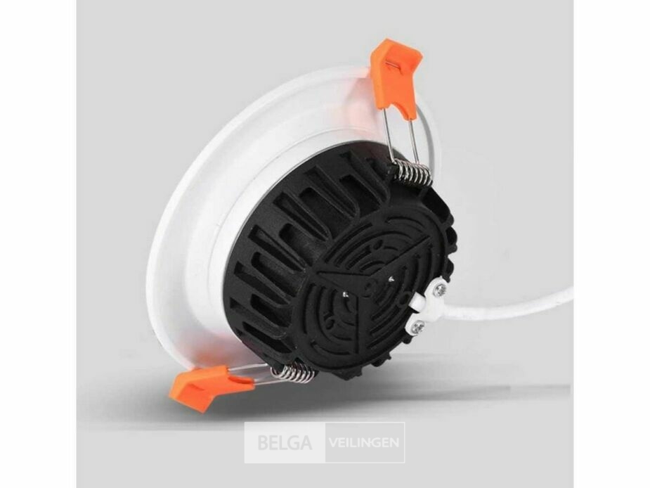 10 x LED Downlight – 15W – 6500K Koud Wit – IP20 – foto 4 – kavel bij Belga Veilingen