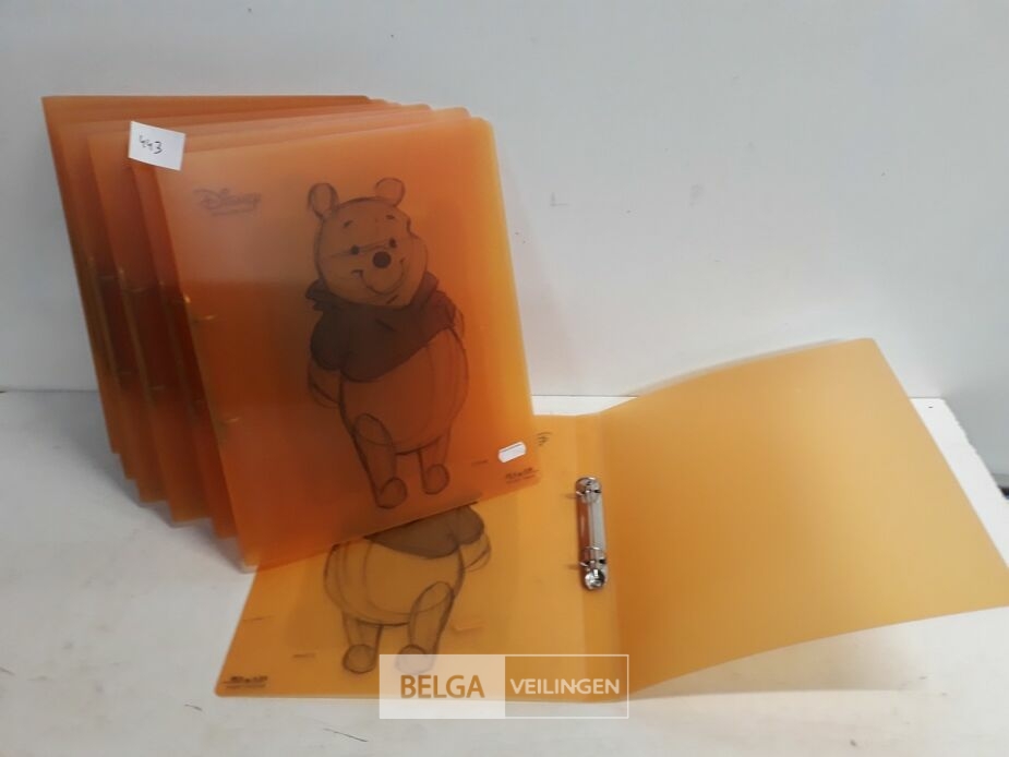 7 x Ringmap pvc Winnie the phoo – foto 3 – kavel bij Belga Veilingen, Oudsbergen