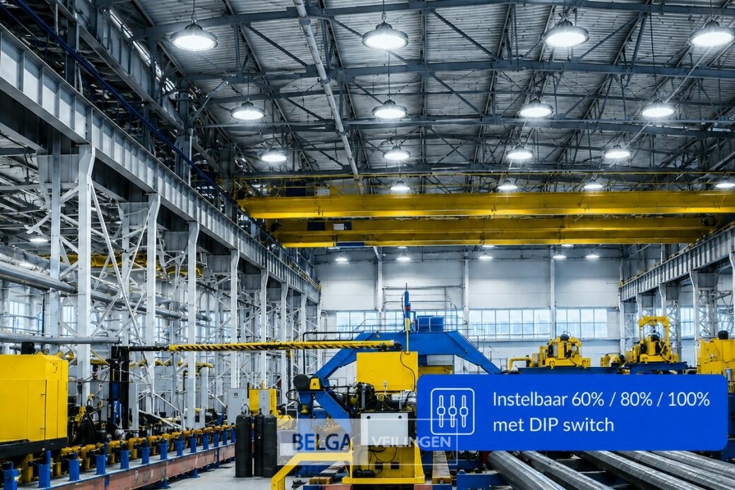 5 x LED Highbay UFO PRO 200W – Instelbaar 60% / 80% / 100% – 6500K – WEB-200 – foto 3 – kavel bij Belga Veilingen