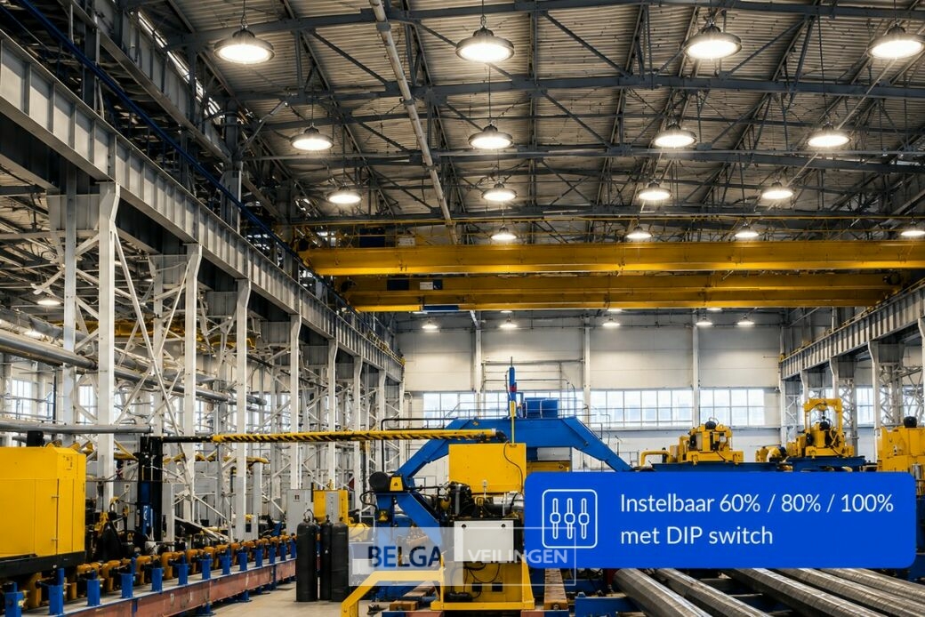 5 x LED Highbay UFO PRO 200W – Instelbaar 60% / 80% / 100% – 4000K – WEB-200 – foto 3 – kavel bij Belga Veilingen