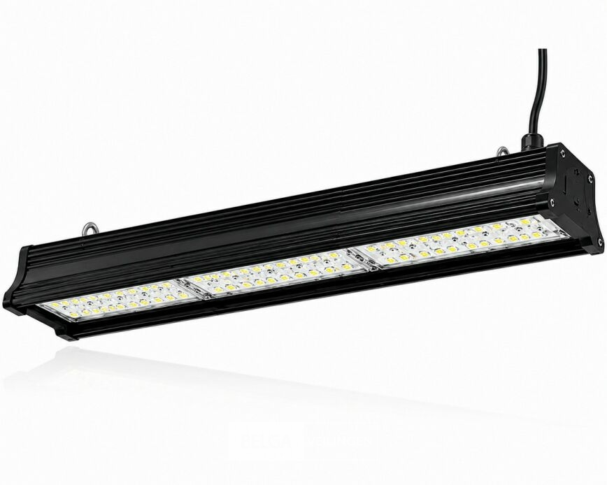 6 x LED Industriële Hanglamp 150W – 6400K Koud Wit - Zwart – IP20 – PYRAMID-150 – foto 4 – kavel bij Belga Veilingen