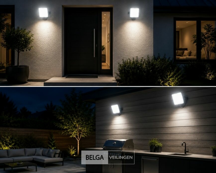 10 x LED Frameless Floodlight 50W – 6400K Koud Wit – IP66 – PEGASUS-50 – foto 4 – kavel bij Belga Veilingen