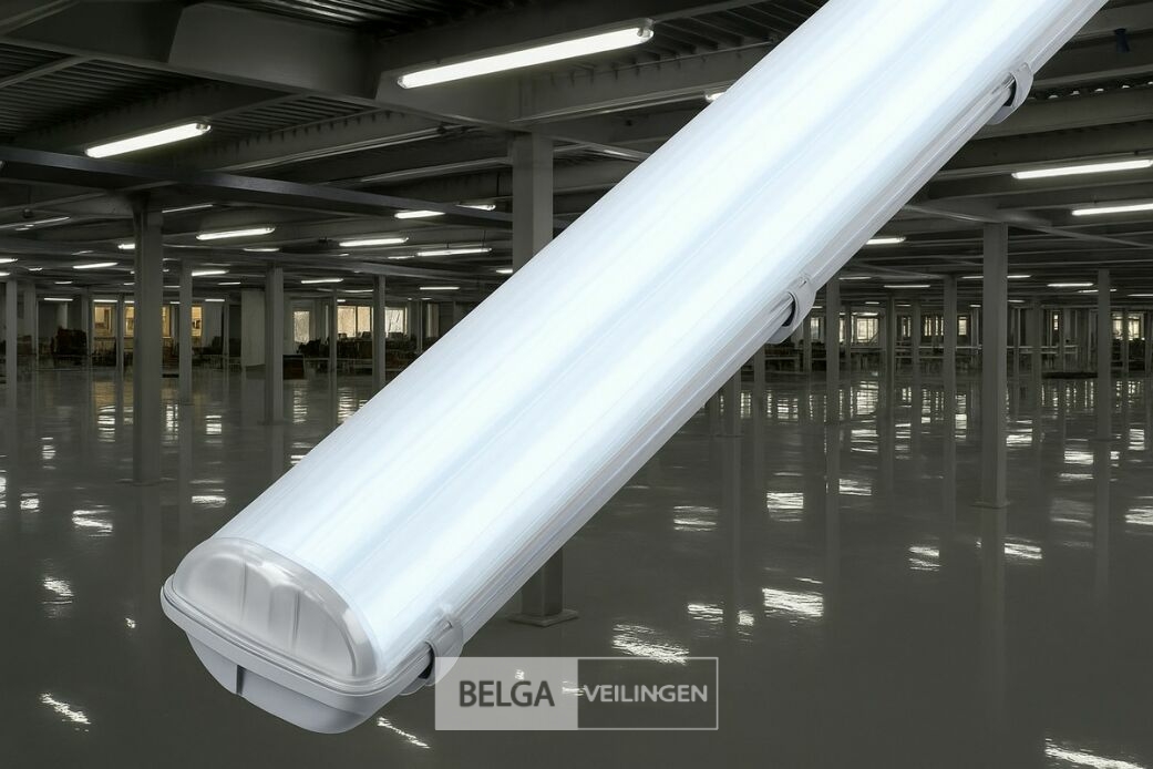 40 x Dubbele TL Armatuur 120cm – IP65 Waterdicht – MASTER – foto 2 – kavel bij Belga Veilingen