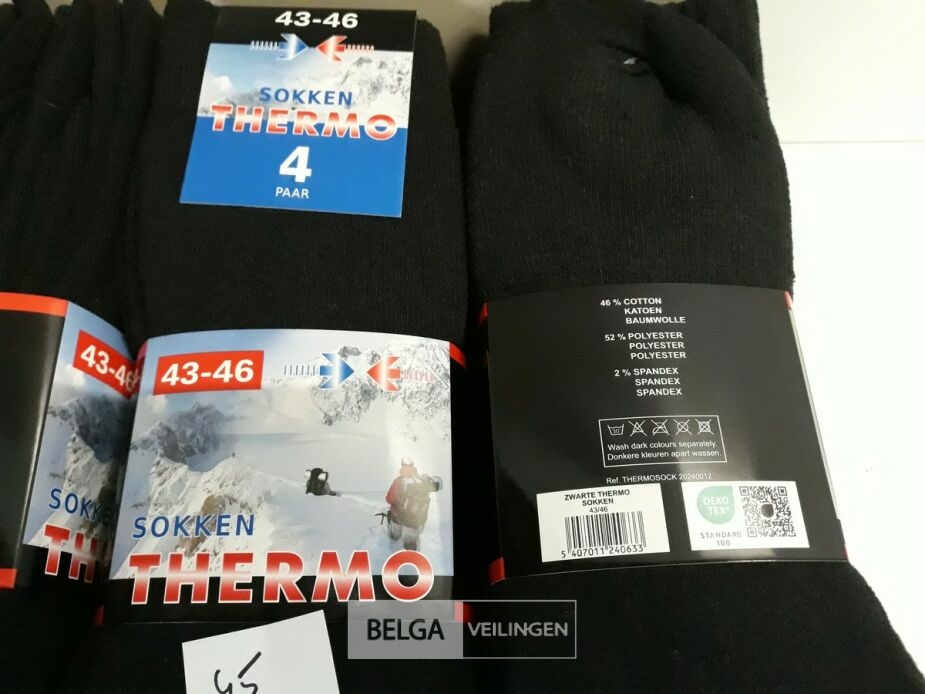 3 x Thermosokken 4 paar 43-46 – foto 3 – kavel bij Belga Veilingen, Oudsbergen