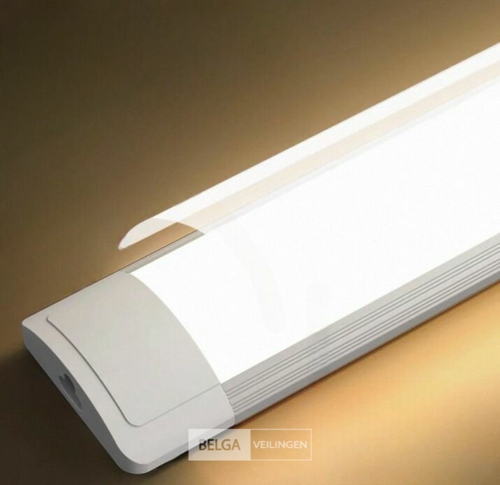 20 x LED Batten 36W – 120cm – 4000K Neutraal Wit – Koppelbaar – TETRA-120 – foto 6 – kavel bij Belga Veilingen