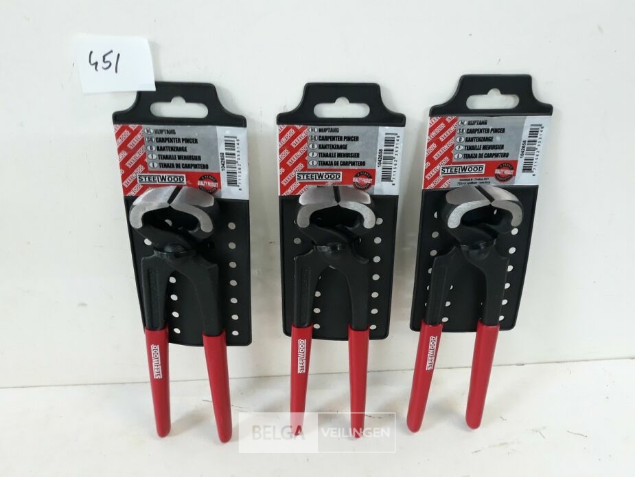 3 x Trektang 180 mm – foto 2 – kavel bij Belga Veilingen, Oudsbergen