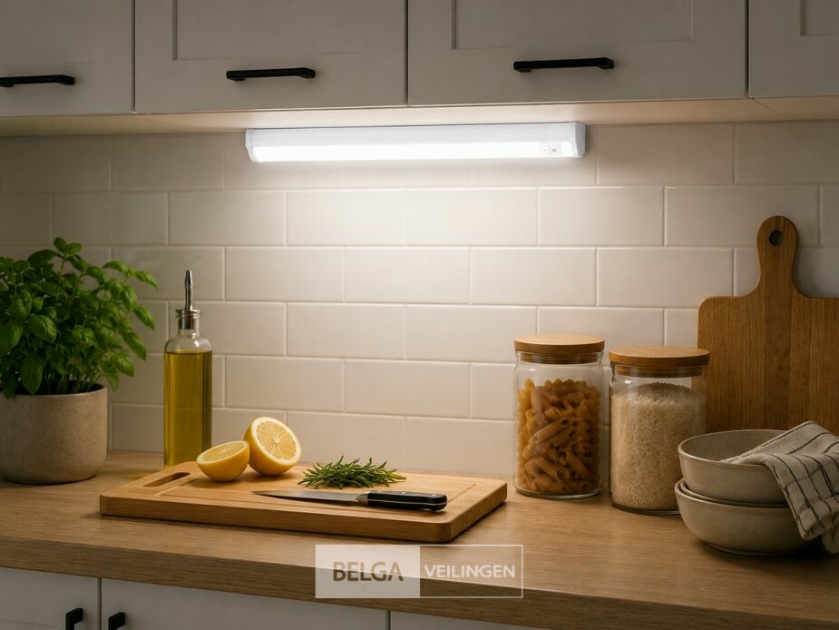 10 x LED Onderbouw Lamp 10W – 6400K Koud Wit - Wit – 90cm – IP20 – SIGMA-10 – foto 3 – kavel bij Belga Veilingen