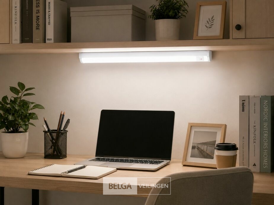 10 x LED Onderbouw Lamp 10W – 6400K Koud Wit - Wit – 90cm – IP20 – SIGMA-10 – foto 4 – kavel bij Belga Veilingen