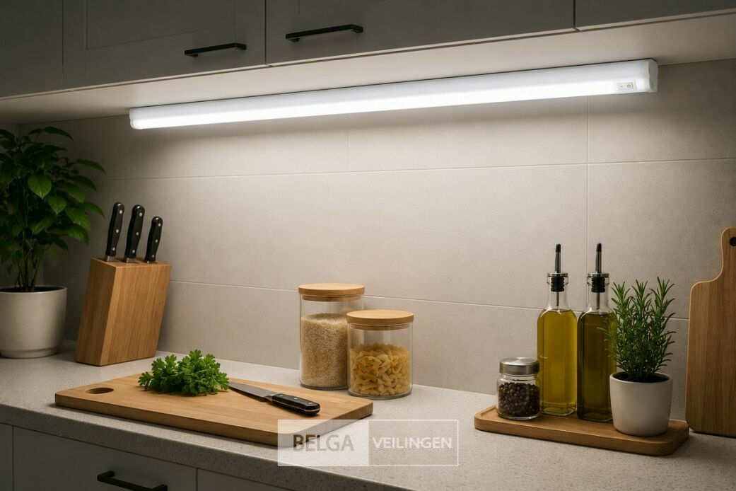 10 x LED Onderbouw Lamp 14W – 6400K Koud Wit - Wit – 120cm – IP20 – SIGMA-14 – foto 4 – kavel bij Belga Veilingen