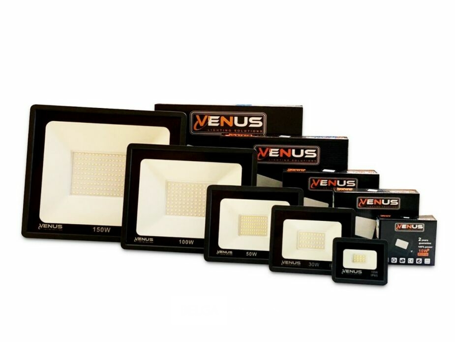 10 x LED Schijnwerper 30W – 6500K Koud Wit – IP65 – ASLAN-30 – foto 5 – kavel bij Belga Veilingen