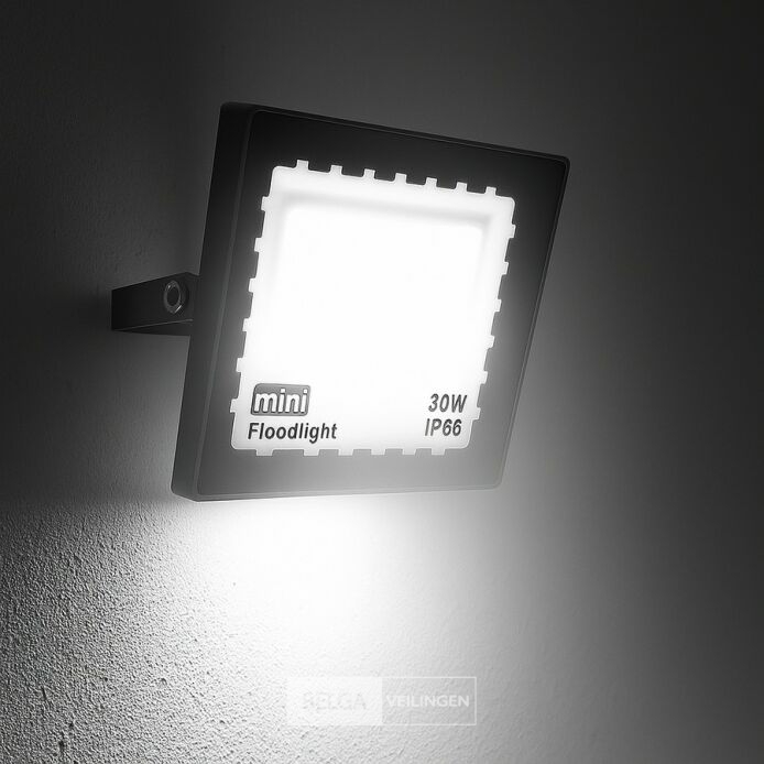 10 x LED Schijnwerper MINI 30W – 6500K Koud Wit – IP65 – MINIONS-30 – foto 2 – kavel bij Belga Veilingen