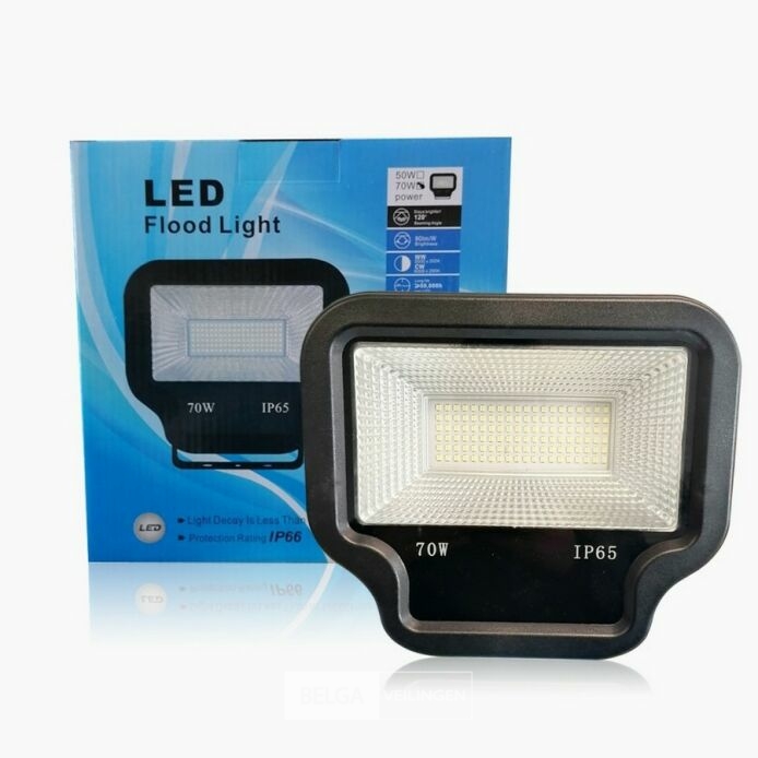 10 x LED Schijnwerper 50W – 6500K Koud Wit – IP65 – WARD-50 – foto 5 – kavel bij Belga Veilingen