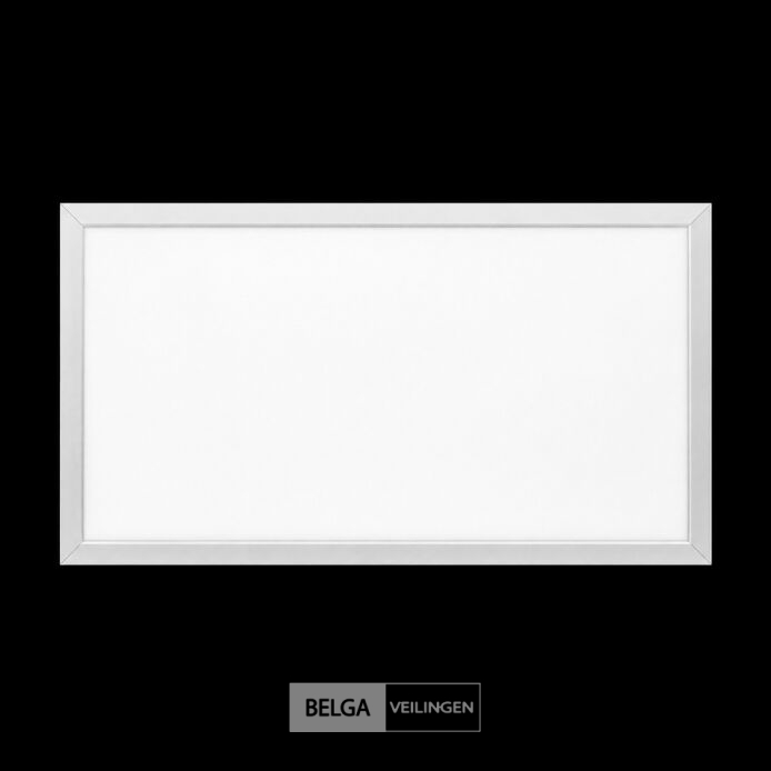 8 x LED Paneel 24W – 3000K Warm Wit - 595x295mm – IP20 – ZODIAC-24 – foto 4 – kavel bij Belga Veilingen