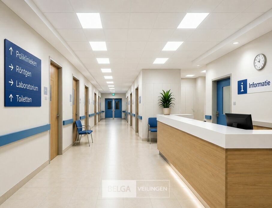 8 x LED Paneel 24W – 4200K Neutraal Wit - 595x295mm – IP20 – ZODIAC-24 – foto 2 – kavel bij Belga Veilingen