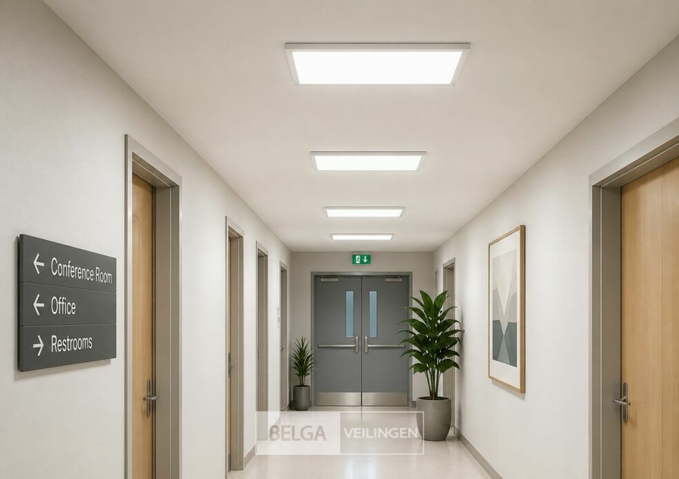16 x Opbouw Frame voor LED Paneel – 1200x300mm – IP20 – FRAME-30120 – foto 3 – kavel bij Belga Veilingen
