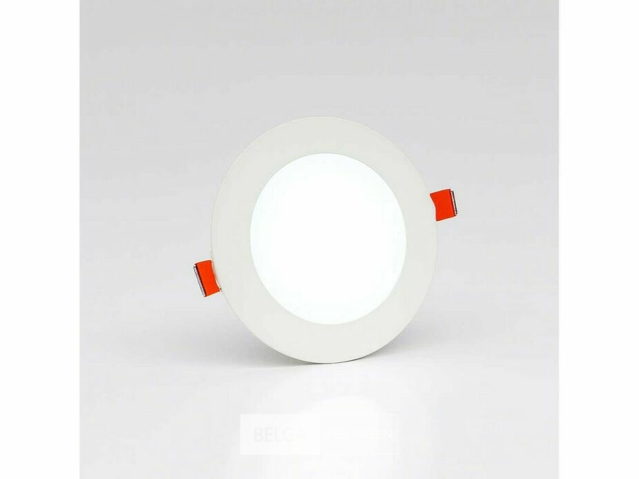 20 x LED Paneel – Rond Inbouw – 8W – 6500K Koud Wit – IP20 – foto 3 – kavel bij Belga Veilingen