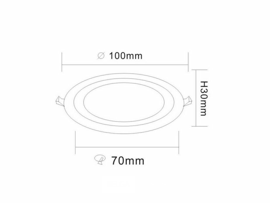 25 x LED Paneel – Warm Wit / Koud Wit – 6W (3W + 3W) – Aan/Uit – foto 3 – kavel bij Belga Veilingen