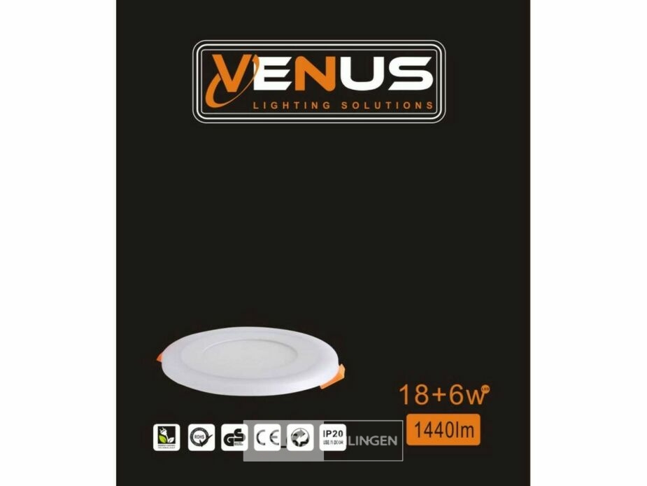 10 x LED Paneel – Blauw / Wit – 24W (18W + 6W) – Aan/Uit – foto 5 – kavel bij Belga Veilingen