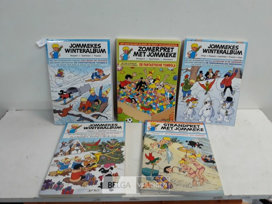 10 x Jommekes doe-kleur en leesboek 5 assorti – foto 2 – kavel bij Belga Veilingen, Oudsbergen