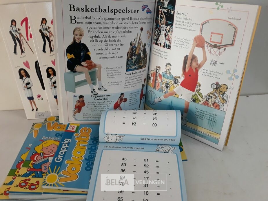 5 x Vakantie oefenboek + 5 x Barbie boek – foto 4 – kavel bij Belga Veilingen, Oudsbergen
