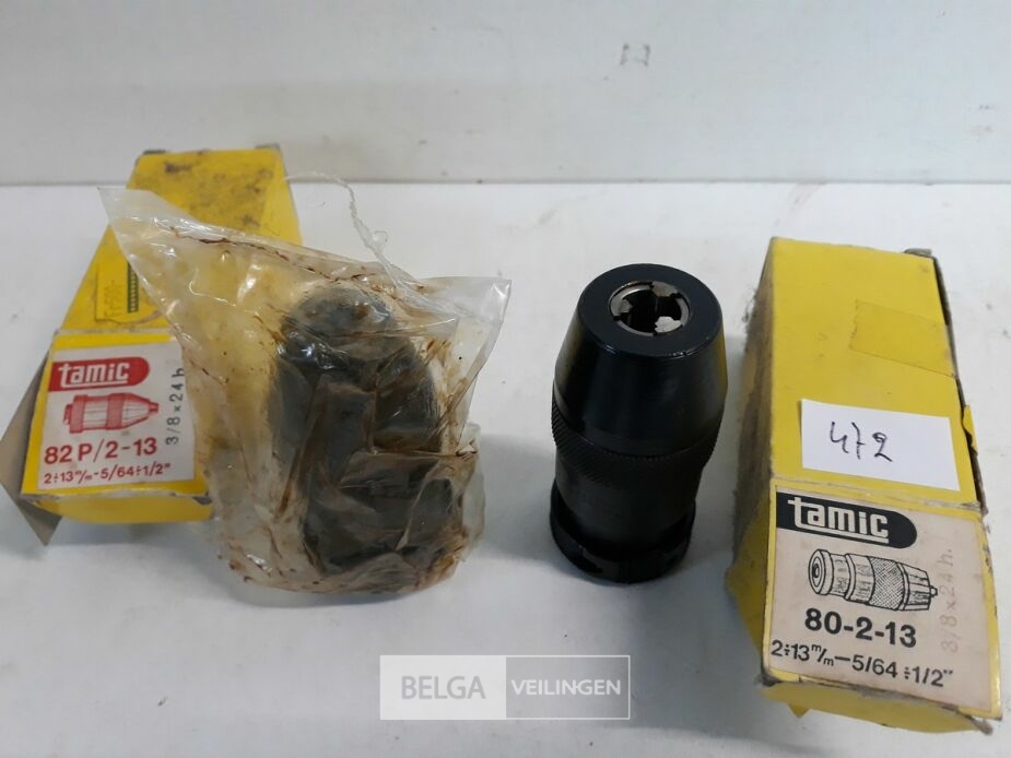 2 x Boorkop 2-13 mm snelspan – foto 2 – kavel bij Belga Veilingen, Oudsbergen