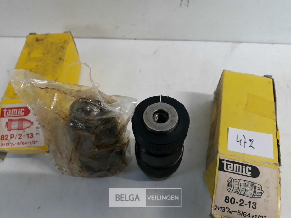 2 x Boorkop 2-13 mm snelspan – foto 3 – kavel bij Belga Veilingen, Oudsbergen
