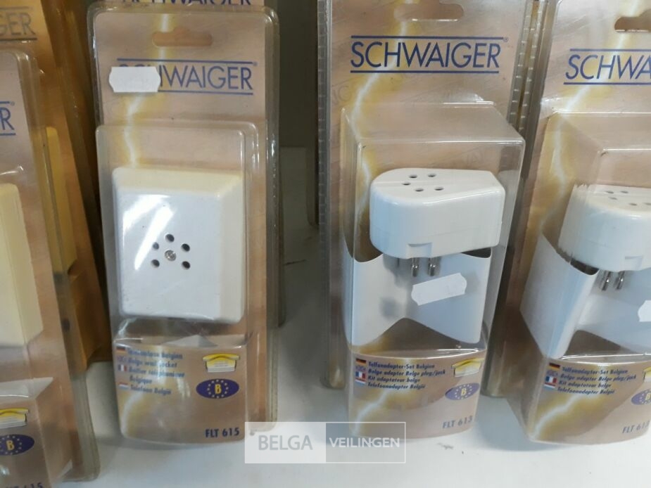 17 x Telefoonstekker + contactdoos mix – foto 3 – kavel bij Belga Veilingen, Oudsbergen