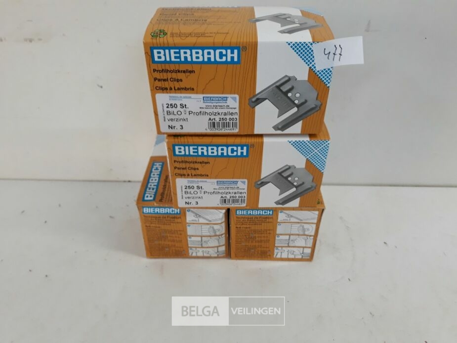 4 x Clips voor clickplank 3 mm 250 stuks – foto 2 – kavel bij Belga Veilingen, Oudsbergen