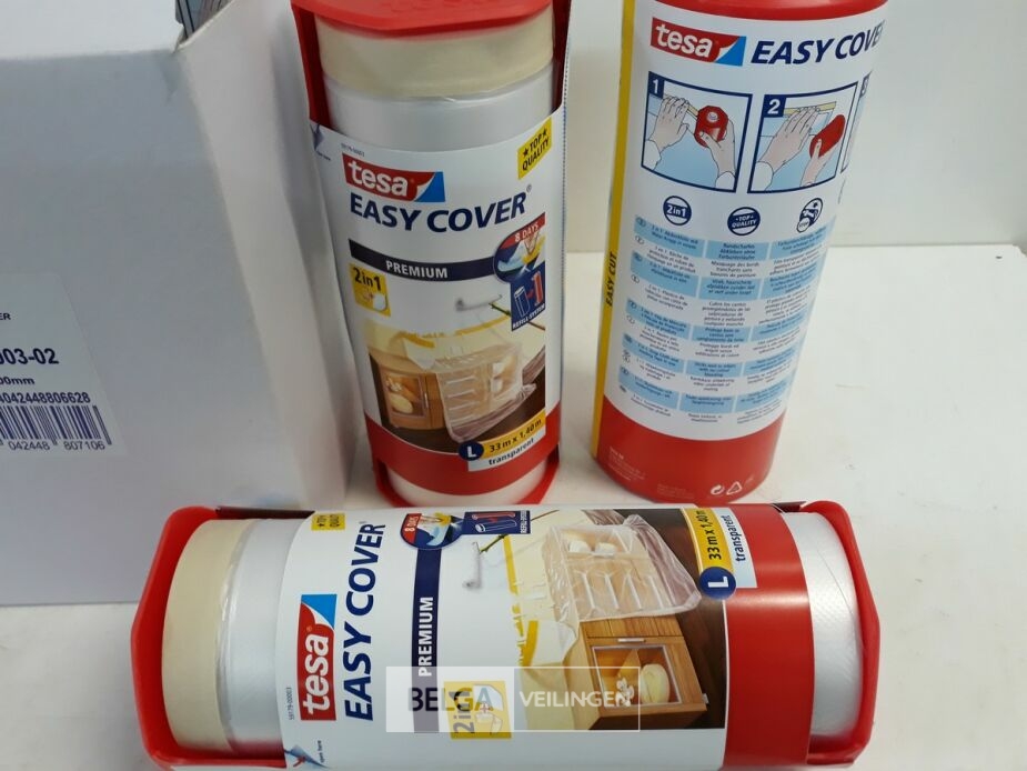 6 x Easycover in afroller Tesa – foto 3 – kavel bij Belga Veilingen, Oudsbergen